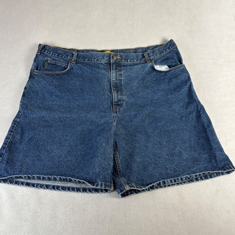 Cabelas Men's 48 Regular Denim Shorts Blue Medium Wash Outdoor Gear 100%‎ Cotton